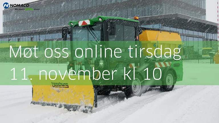 Kommende webinar med Nomaco Norge – Tirsdag 11. november kl. 10.00 Bli med når vi presenterer Boschung.