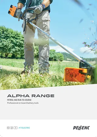 Pellenc Trimmere Alpha Range 