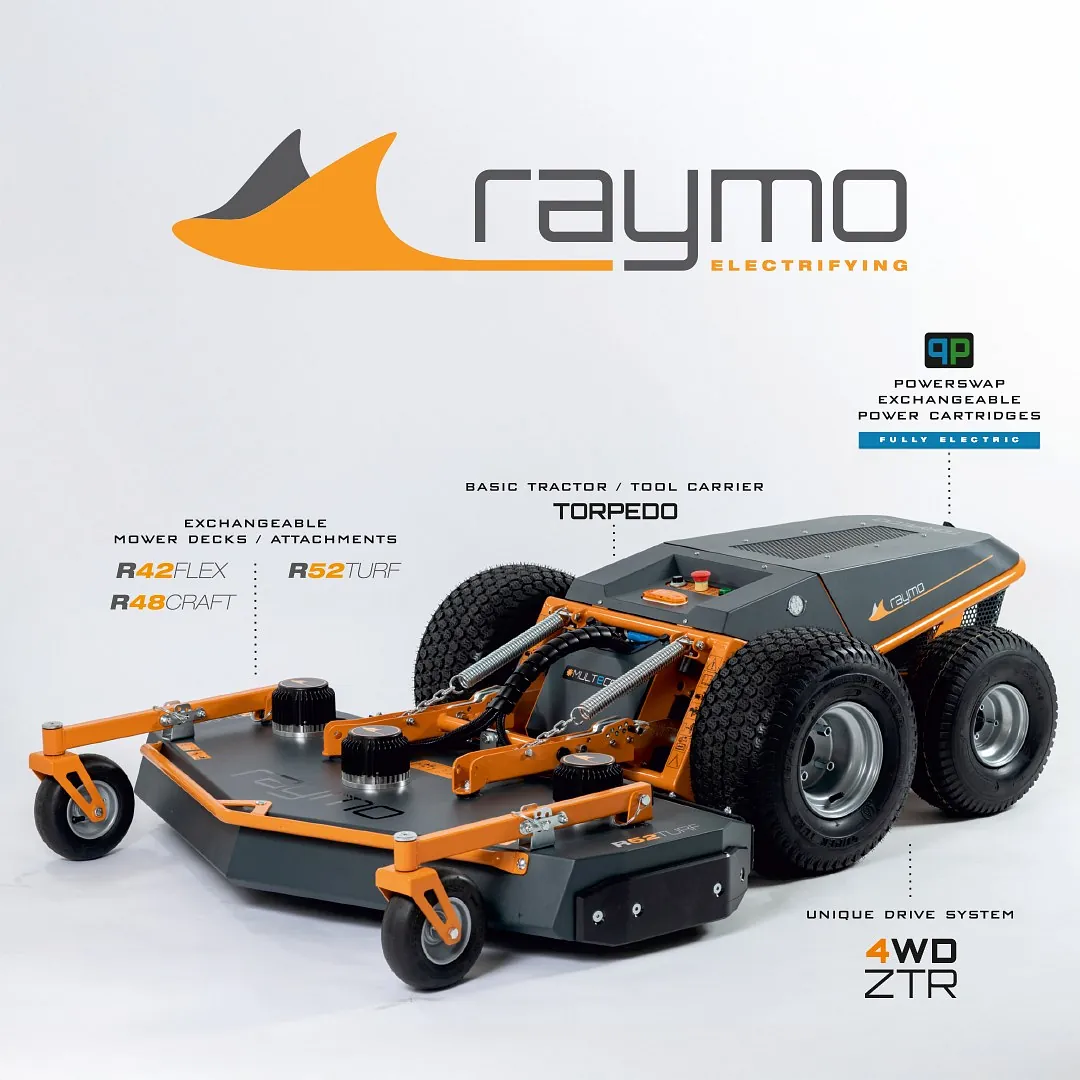 Raymo Robot Raymo fjernstyret rotorklipper til professionel drift | Nomaco