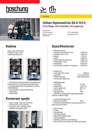 Boshung Katalog Urban Sweeper S2.0 MAX