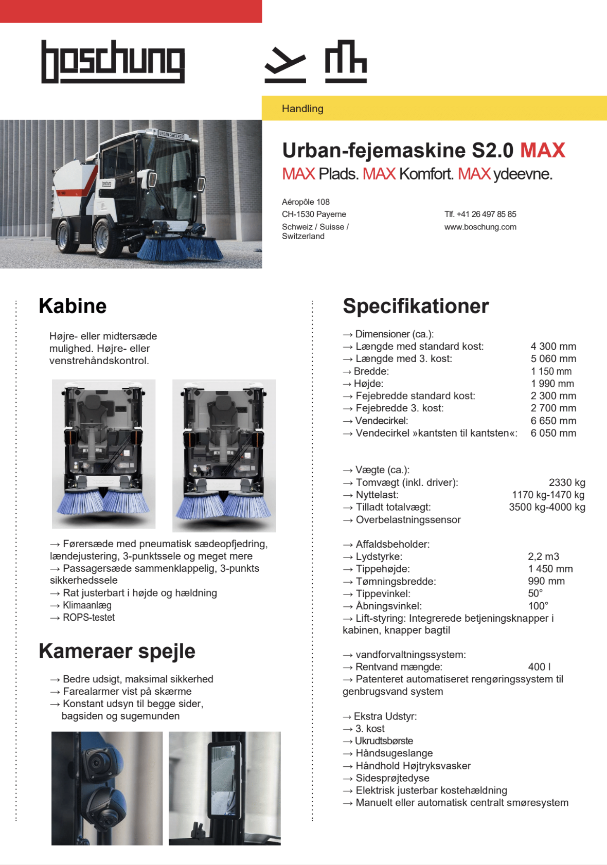 Boshung Katalog Urban Sweeper S2.0 MAX